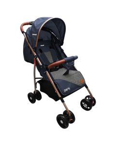 INFANTI | Carriola para Bebe PARK Azul| Carreola con Portabebé - Carriola de Viaje - Carrito para Bebe | Cosas para Bebes 6 Meses hasta 15 kg - Compacta y Plegable | Barra de Seguridad Desmontable