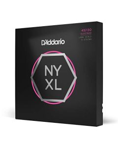 D'Addario NYXL45130 Long Scale "5-String" Regular Light Nickel Wound Bass Guitar String