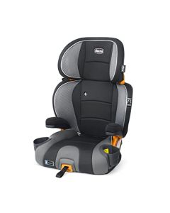 Chicco KidFit® Adapt Plus 2 en 1 Asiento elevador de posicionamiento de cinturón, asiento elevador sin respaldo y respaldo alto, para niños de 4 años en adelante y 40-100 libras | Ember/Black