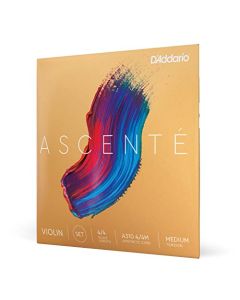 D'Addario A310 4/4M Medium Tension Ascenté Violin String Set, 4/4 Scale
