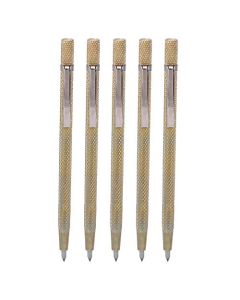 Pluma de grabado de 5 piezas Pluma de grabado de diamante antideslizante Punta de carburo para vidrio cerámico Metal Metal Scriber