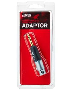 D'Addario Accessories 0.25 inch Male Balanced to XLR Female Adapter