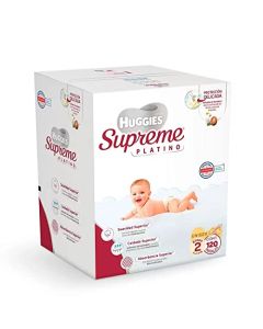 Huggies Supreme Platino, 120 Pañales, Etapa 2