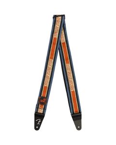 Fender George Harrison - Correa para guitarra con logotipo de caballo oscuro, 2 pulgadas