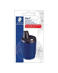 Staedtler Mars 502BKA6 - Sacapuntas de acción rotatoria y envase para minas de 2 mm