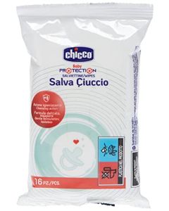 Chicco Toallitas Limpiadoras De Viaje 16 Piezas, Paquete De 59 Grams