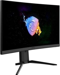 MSI - Monitor Gamer Curvo de 24" (1500R) - Optix G24C6P - Panel VA - 1920x1080 (FHD) - Tasa de actualización 144 Hz + Tiempo de Respuesta de 1 MS