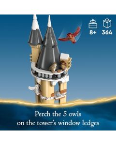 LEGO Harry Potter Lechucería del Castillo de Hogwarts Juguete de fantasía para niñas y niños 76430