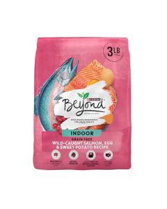 Purina Beyond Indoor Grain Free Salmon, Egg & Sweet Potato Recipe Adult Dry Cat Food - 3 lb. Bag