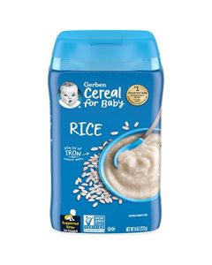 Gerber - Arroz de cereales para bebé, 8 oz