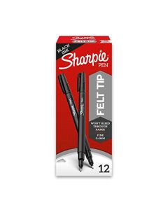 Sharpie Pen Negro 12pieza(s) pluma estilográfica - Pluma estilográficas (Negro, Negro, Gris, 12 pieza(s))