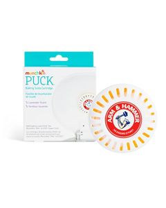 Munchkin Puck - Cartucho de soda para hornear con brazo y martillo, aroma a lavanda