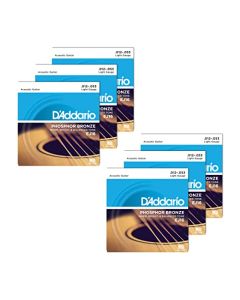 D 'Addario EJ16 acústica Phosphor Bronze Light 12 – 53 6-Pack