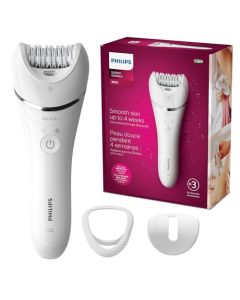 Philips Epilator Series 8000, with 3 Accessories, BRE700/04