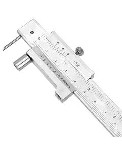 Calibrador Vernier de Marcado de 0-200 Mm Con Trazador de Carburo Regla de Calibrado de Marcado ParaleloCalibrador de ángulos