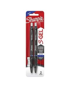 Sharpie S-Gel - Bolígrafo de gel retráctil azul (2 unidades)