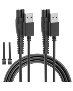 IBERLS Cable Cargador One Blade para Philips Norelco OneBlade QP2724, QP2834, MG5910, MG7910, MG9510, X5006, [Paquete de 2]