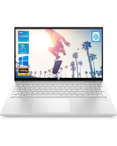 HP Pavilion 15-er1047nr x360 15.6 pulgadas 2 en 1 visualización táctil FHD IPS Intel Core i5 16GB DDR4 RAM 256GB SSD Intel Iris Xe lector de huellas dactilares retroiluminado plata natural Tablet PC