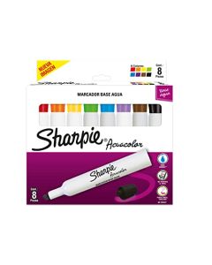Sharpie Marcadores Acuacolor ASST PCH 8