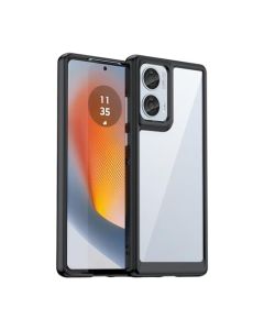 PENGPAI Funda para Motorola Moto Edge 50 Fusion Case Uso Rudo Acrílico Anti-Amarillo Carcasa Bumper Protector Antiarañazos Antigolpes Cover Transparente XC