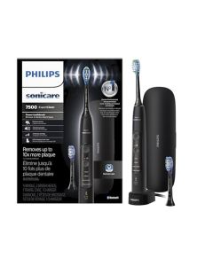 Philips Sonicare HX9690/05 ExpertClean 7500 Bluetooth Rechargeable Electric Power Toothbrush, Black