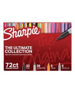 Sharpie - Marcadores permanentes, máximo paquete, Colores Variados, 72-Count