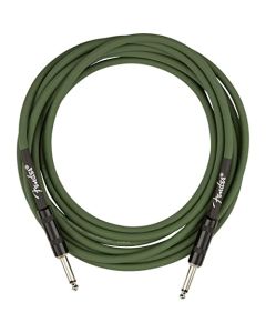 Fender Joe Strummer - Cable para instrumentos, recto/recto, verde árabe, 14 pies