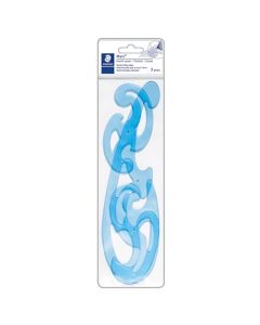 Staedtler Mars 571 57140WP - Juego de 3 formas de curvas francesas