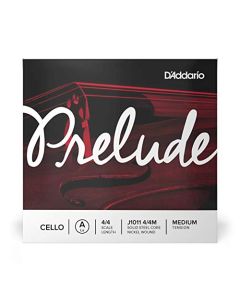 D'Addario Prelude 4/4 Scale Medium Tension Single A String for Cello