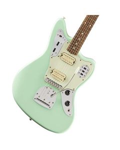 Fender Vintera 60s - Guitarra eléctrica Jaguar modificada, con 2 años de garantía, Surf Green, diapasón Pau Ferro