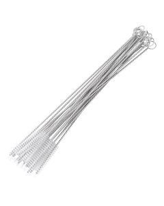 Acouto Juego de 20 cepillos de Limpieza de Pajita, Juego de Limpieza para Botellas de Leche para bebé, biberón de acero Inoxidable, Taza de Agua, Pajita, Cepillo de Limpieza de Laboratorio