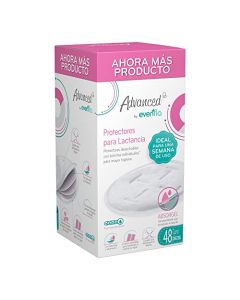 Advanced by Evenflo, Protectores para Lactancia, Paquete de 48 piezas, con Sistema Absorgel Antiescurrimientos, MEX
