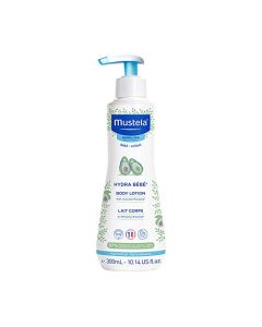 Mustela Hydra Bebe Body Lotion Daily Moisturizing Baby Lotion with Natural Avocado, Jojoba and Sunflower Oil,10.14 Fl Oz