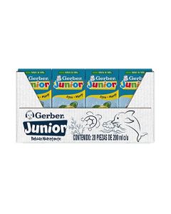 Gerber, Bebida hidratante GERBER Junior Etapa 4 Mango, 200 ml, Paquete de 20