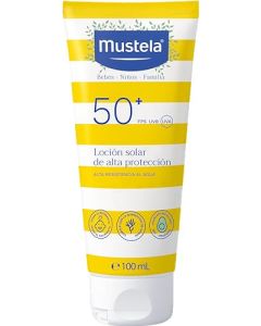 Mustela Loción Solar De Alta Protección FPS 50+, 100ml