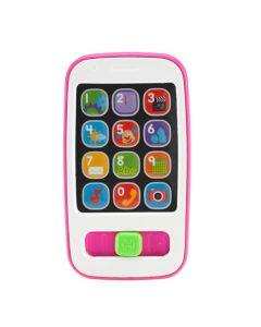 Fisher-Price Ríe y Aprende Juguete para Bebés Smartphone De Aprendizaje Rosa para bebés de 6 Meses en adelante
