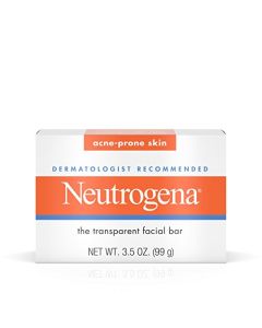 Acne-Prone Skin Formula Transparent Facial Bar by Neutrogena for Unisex - 3.5 oz Facial Bar