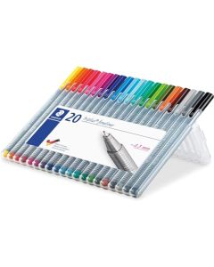 Staedtler Triplus Fineliner 334 SB20 Lapiceros, caja de 20 colores
