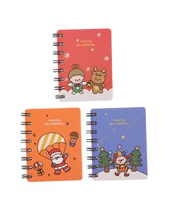 FUNOMOCYA 9 Piezas cuaderno de navidad cuaderno scribe libreta scribe blocs de notas cuadernos suministros de cuaderno de estudiante bloc de notas de la escuela computadora portátil Bobina