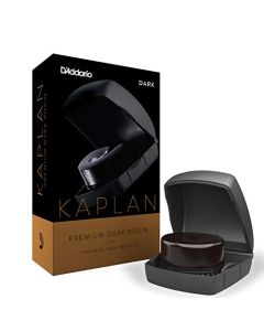 D'Addario Violin Rosin - Cello Rosin - Kaplan Premium Rosin with Case, Dark - KRDD