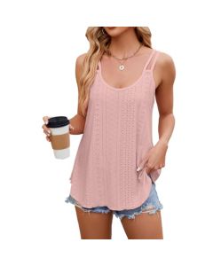 Playeras Sin Mangas Mujer Blusas de Mujer de Moda Casuales