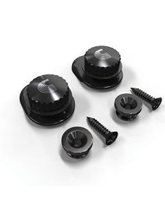 D'Addario Universal Strap Lock System, Black, by D'Addario