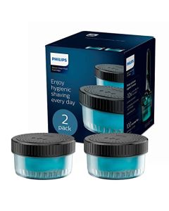 Philips Cartuchos de limpieza, Quick Clean Pod, 2 cartuchos para rasuradoras, CC12/50