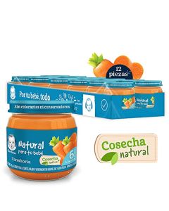 Papilla Gerber Etapa 2 Zanahoria 113g Paquete de 12