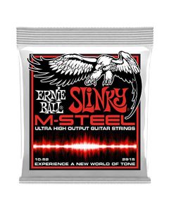 Ernie Ball Skinny Top Heavy Bottom Slinky M-Steel P02915 - Cuerdas para guitarra eléctrica, calibre 10-52