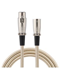 XLR macho a hembra Cable de micrófono, 3 pines XLR macho a 3 pines XLR hembra Micrófono Cable Cable Cable de audio Cable (1 Meters / 3.3 Feet)