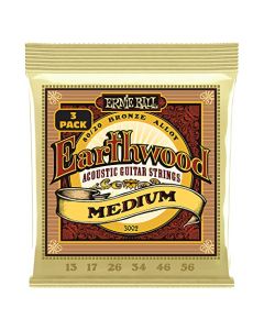 Ernie Ball - Erthwd Med 8020 Brnz Ac Gtr Strings 3 Pk 13 56