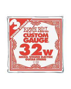 Ernie Ball níquel Wound Single Guitarra Cuerdas 3-Pack .032 Gauge 3-Pack