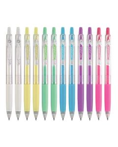 Pilot Bolígrafo retráctil de gel Pop´lol, punto fino (0.7 mm), tinta de colores surtidos pasteles, caja con 12 piezas (18052)