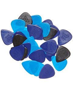 Ernie Ball - Púas para guitarra, nailon, diferentes grosores (fino, medio y grueso), bolsa de 50